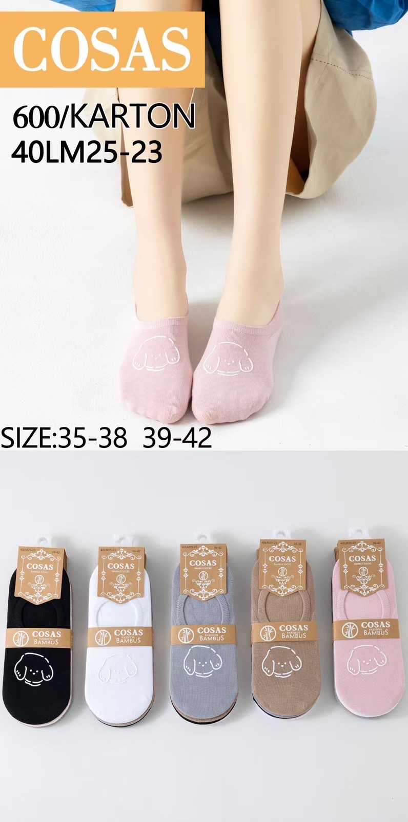 SKARPETKI STOPKI MODNE CUTE DAMSKIE.