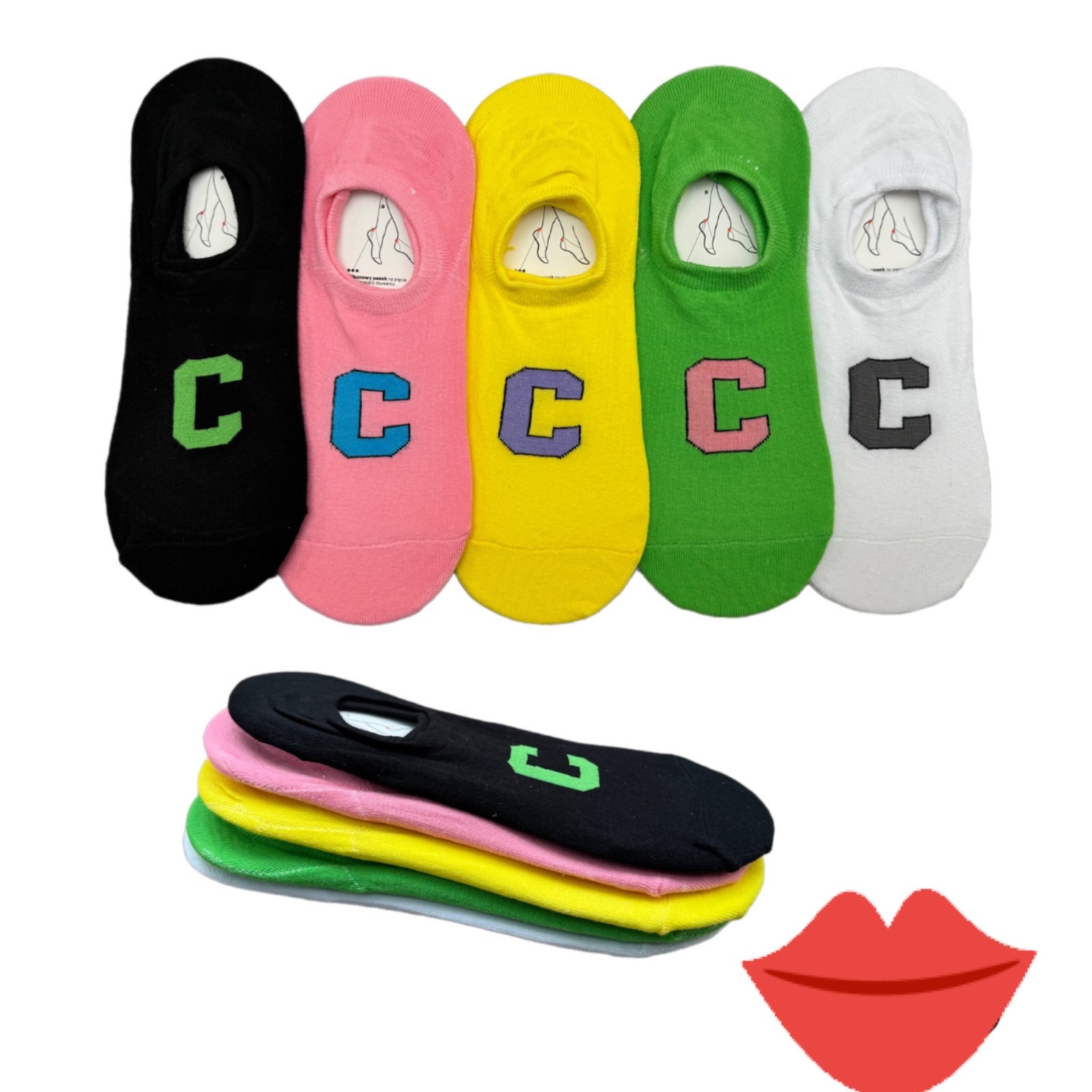 SKARPETKI STOPKI MODNE CUTE DAMSKIE.