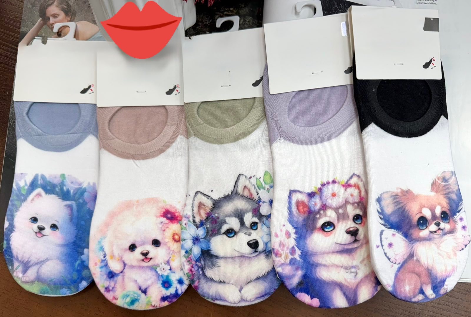 SKARPETKI STOPKI MODNE CUTE DAMSKIE.