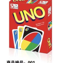 GRA KARTY UNO CZERWONE DLA DZIECI.