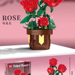 KLOCKI KONSTRUKCYJNE KWIATKI ROSE 338PCS.