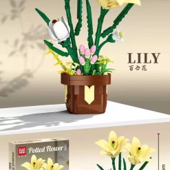 KLOCKI KONSTRUKCYJNE KWIATKI LILY 320PCS.