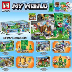 ZESTAW KLOCKI MY WORLD 4W1 DLA DZIECI 80PCS.