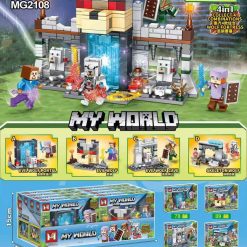 ZESTAW KLOCKI MY WORLD 4W1 DLA DZIECI 80PCS.