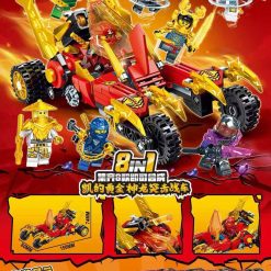 ZESTAW KLOCKI NINJA 8W1 DLA DZIECI 40PCS.