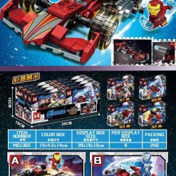 ZESTAW KLOCKI HEROES ASSEMBLE 4W1 DLA DZIECI 90PCS.