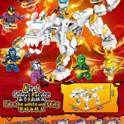 ZESTAW KLOCKI NINJA 8W1 DLA DZIECI 40PCS.