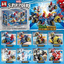 ZESTAW KLOCKI SUPER SPIDER-MAN 8W1 DLA DZIECI.