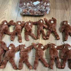 BRELOK MASKOTKA MAŁPA DO KLUCZY 20CM.