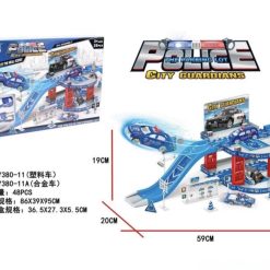 ZESTAW PARKING LOT FIGURKI AUTO POLICE DLA DZIECI.