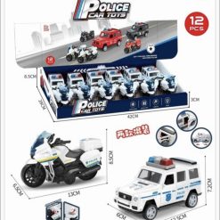 ZABAWKA AUTO i MOTOR POLICE ŚWIATŁO DŻWIĘK DLA DZIECI.