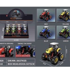 TRAKTOR ALLOY BIGFOOT ZABAWKI DLA DZIECI.