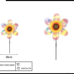 WIATRAK KOLOROWY OGRODOWY DLA DZIECI 74CM.