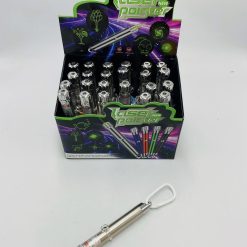 LATARKA BRELOK LED & LASER POINTER 3W1.