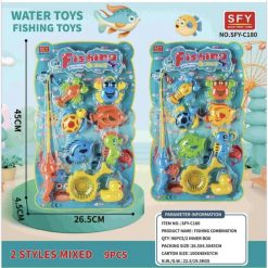 WĘDKA Z RYBKAMI DO KĄPIELI WODY ŁOWIENIE NA MAGNES.