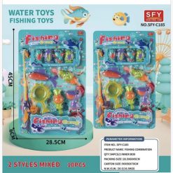 WĘDKA Z RYBKAMI DO KĄPIELI WODY ŁOWIENIE NA MAGNES.