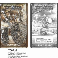 ZESTAW PRZEBRANIE WOJOWNIKA BRONI RYCERSKIEJ DLA DZIECI.