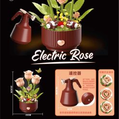 KLOCKI KONSTRUKCYJNE KWIATKI ELECTRIC ROSE 334PCS.