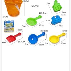 ZESTAW Z WIADERKO DO PIASKU DLA DZIECI.