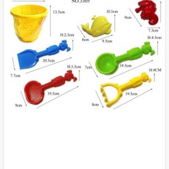 ZESTAW Z WIADERKO DO PIASKU DLA DZIECI.