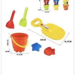 ZESTAW Z WIADERKO DO PIASKU DLA DZIECI.