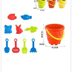 ZESTAW Z WIADERKO DO PIASKU DLA DZIECI.