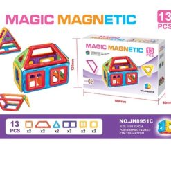 KLOCKI MAGNETYCZNE KONSTRUKCYJNE 13 ELEMENTÓW.
