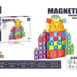 KLOCKI MAGNETYCZNE KONSTRUKCYJNE 70 ELEMENTÓW.