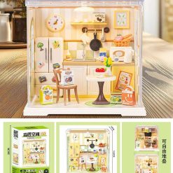 ZESTAW KLOCKI MINIATUROWY DOMEK DLA LALEK DIY.