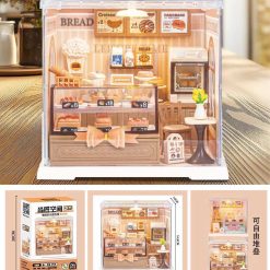 ZESTAW KLOCKI MINIATUROWY DOMEK DLA LALEK DIY.