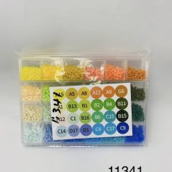 ZESTAW KORALIKI ROBIENIA BRANSOLETKA DIY DLA DZIECKA.