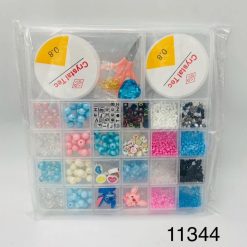ZESTAW KORALIKI ROBIENIA BRANSOLETKA DIY DLA DZIECKA.