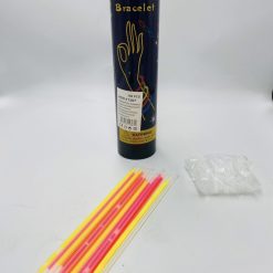 BRANSOLETKI OPASKI ŚWIECĄCE FLUORESCENCYJNE 100 SZTUK.