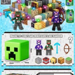 KLOCKI MAGNETYCZNE MYWORLD 112 ELEMENTÓW.