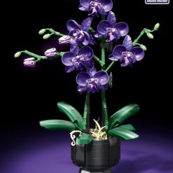 KLOCKI KONSTRUKCYJNE KWIATY ELEGANT VIOLET.