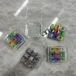 BRELOK ANTYSTRESOWY KLAWIATURA LED FIDGET KEYBOARD.