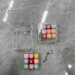 BRELOK ANTYSTRESOWY KLAWIATURA BEZ LED FIDGET KEYBOARD.