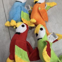 MASKOTKA PLUSZAK PAPUGA DLA DZIECI 20CM.