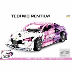 KLOCKI KONSTRUKCYJNE AUTO SPORTOWE 652PCS.