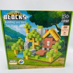 KLOCKI MAGNETYCZNE MYWORLD 200 ELEMENTÓW.