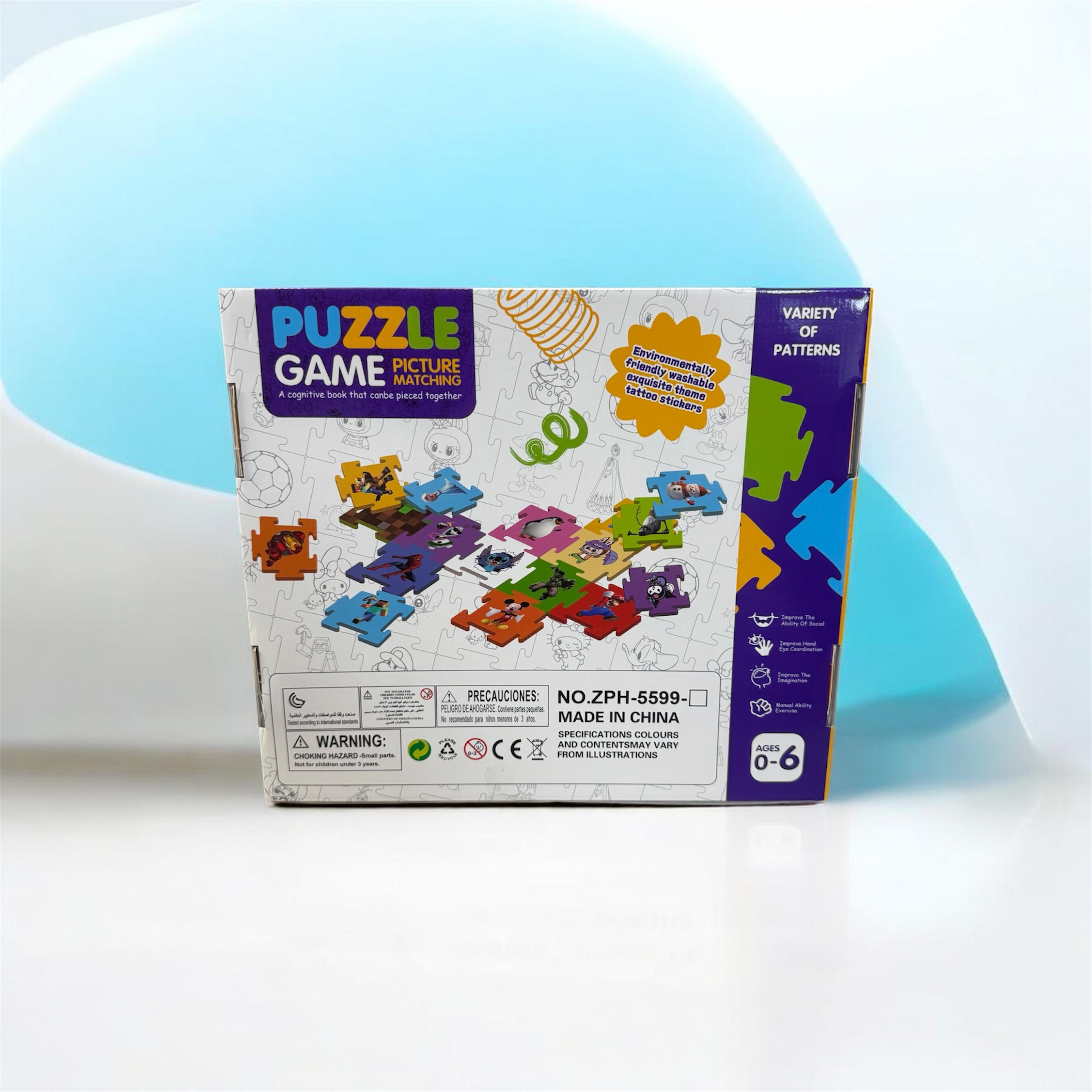 ZESTAW PUZZLE GAME PIŁKARSKIEJ 40PCS DLA DZIECI. - obrazek 2