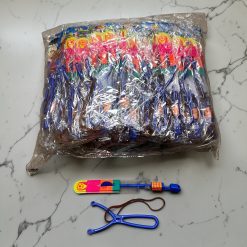 WIATRACZEK LATAJĄCY LED PROCA HELIKOPTER PARASOLKA 20CM.