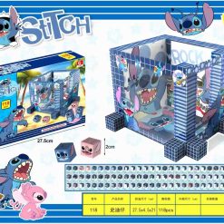 KLOCKI MAGNETYCZNE STITCH 118 ELEMENTÓW.