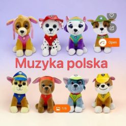 MASKOTKA PLUSZAK PSI-PATROL DLA DZIECI 25CM.