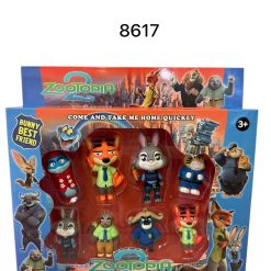 ZESTAW FIGURKI GUMOWE ZOOTOPIA 8PCS.
