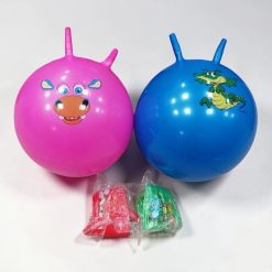 PIŁKA DO SKAKANIA GUMOWY UCHWYT DLA DZIECI 40x40CM.