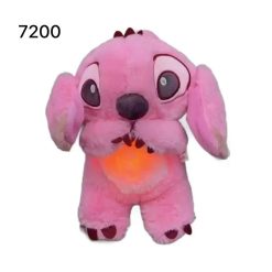 MASKOTKA STITCH ODDYCHAJĄCA RÓŻOWE DLA DZIECI.