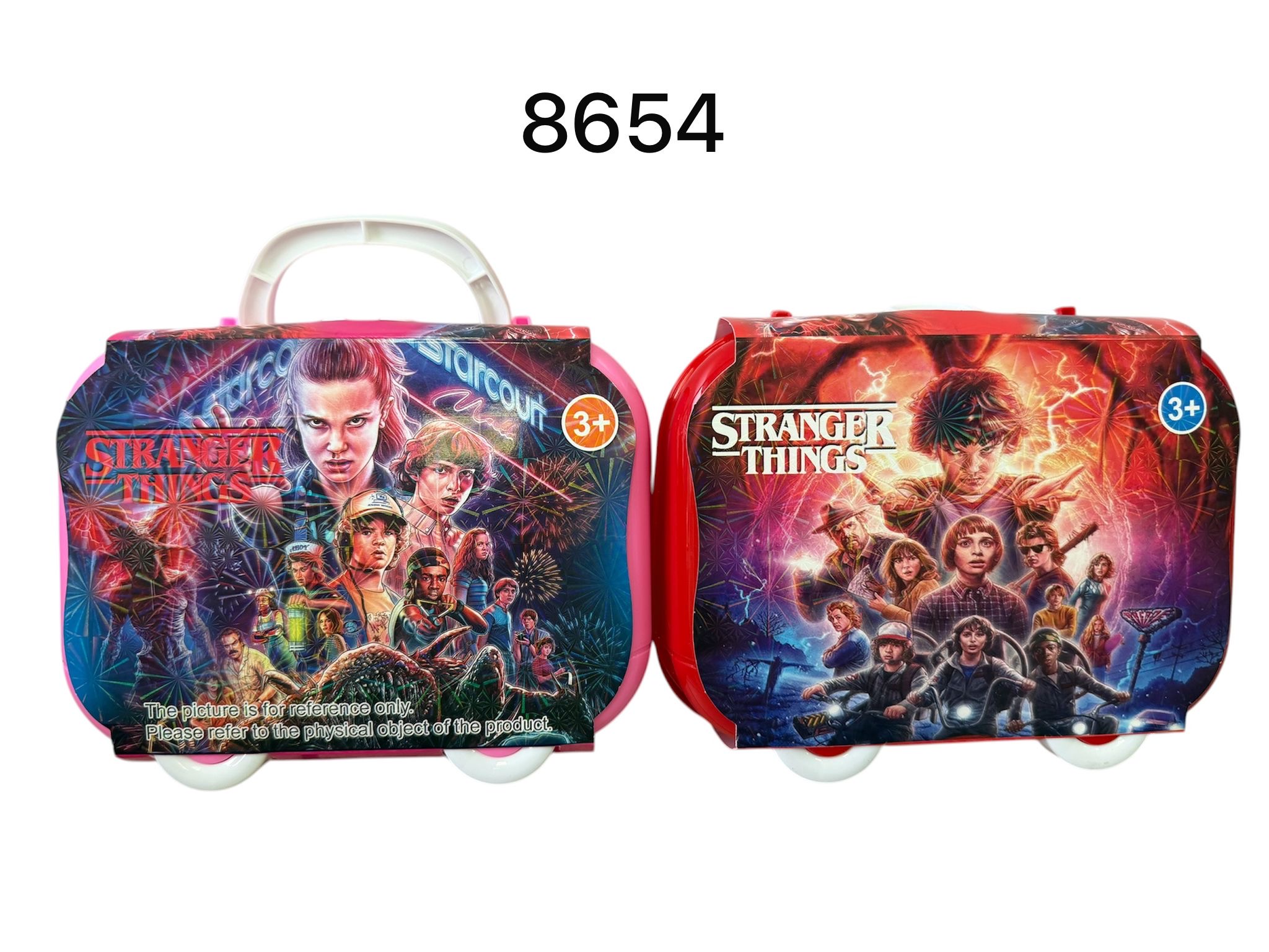 KUFEREK FIGURKI & KARTY STRANGER THINGS DLA DZIECI.