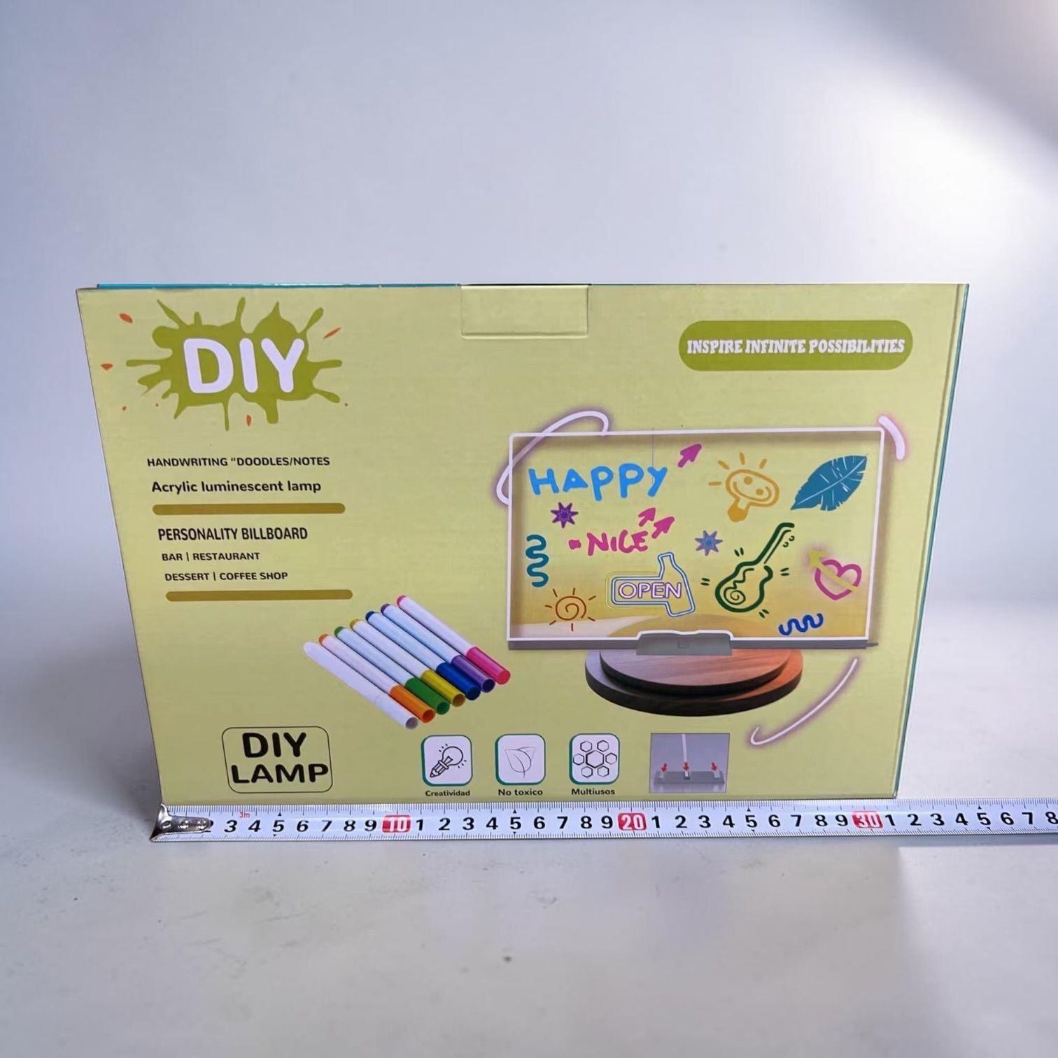 TABLICA PODSWIETLANA, AKRYLOWA TABLETCA LED DO PISANIA.