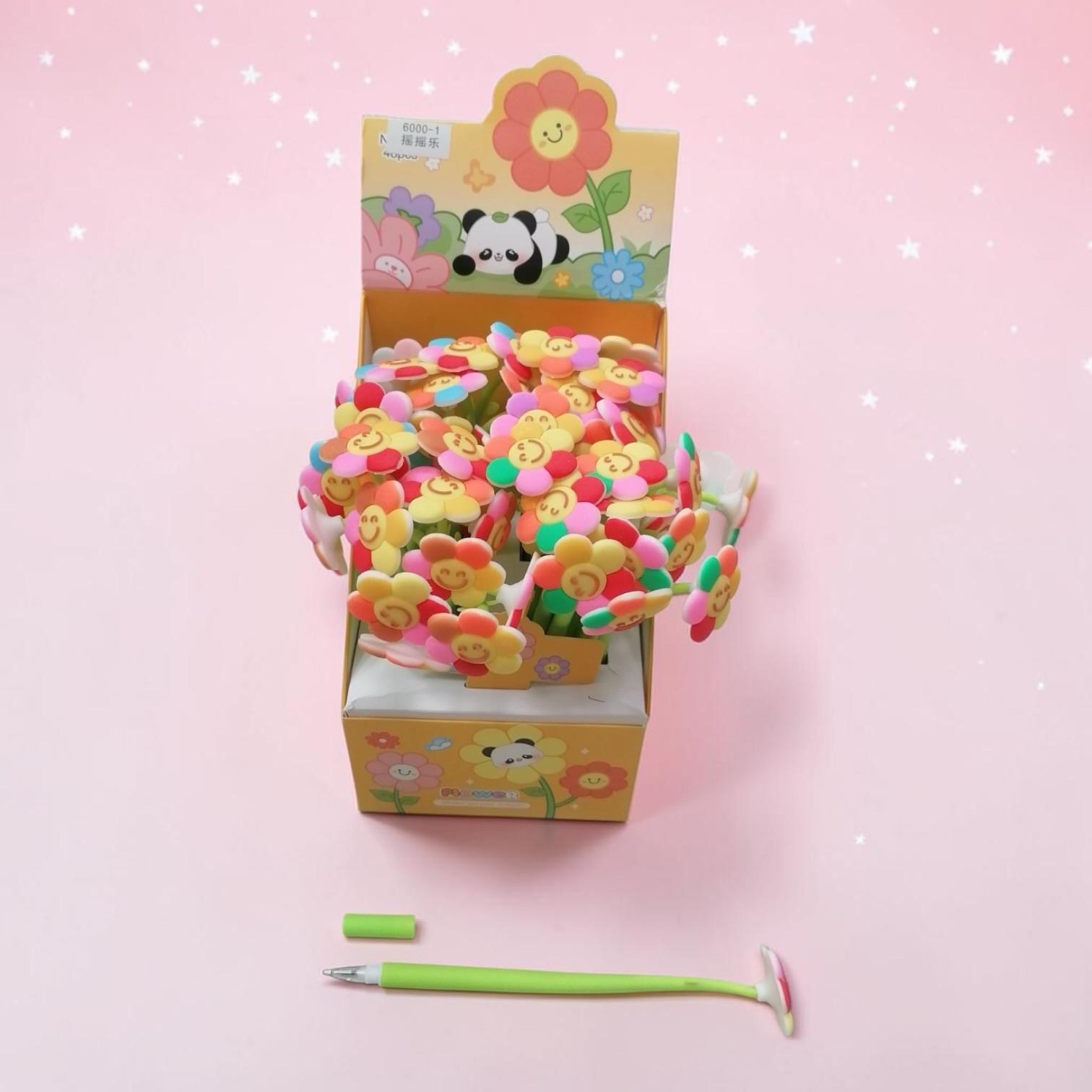 DŁUGOPISY KWIATY DLA DZIECI DO SZKOŁY.